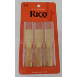 Palheta Rico Daddario Clarinete Baixo Clarone N 3 Caixa C 3