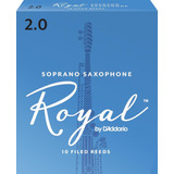 Palheta Rico Royal Sax Soprano Caixa