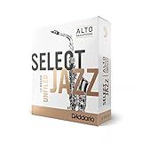 Palheta Sax Alto 2H Unfiled  Caixa Com 10  D Addario Select Jazz RRS10ASX2H