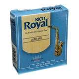 Palheta Sax Saxofone Alto Rico Royal