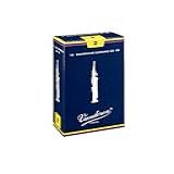 Palheta Tradicional 2 Para Sax Soprano Com 10 Unidades Embaladas Individualmente - SR202