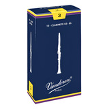 Palheta Vandoren Tradicional 3 0 Clarinete Sib Caixa C 10