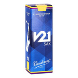 Palheta Vandoren V21 Sax Tenor N 2 5 caixa C 05 