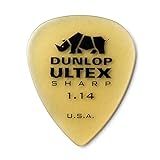 Palhetas De Guitarra Dunlop 433P114 1 14 Mm Ultex Sharp Pacote Com 6