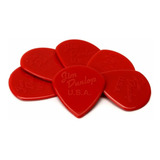 Palhetas Jim Dunlop Jazz Iii 3 Vermelha 06 Un Pacote