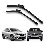 Palhetas Limpador Parabrisa Silicone Chuva Logan 2013 A 2023