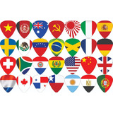 Palhetas Personalizdas Bandeiras Mundial 