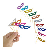 Palitinhos Decoração Carnaval Festa Kit Com 50 Unidades