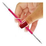 Palito Cutícula Duplo Aço Inox Manicure