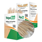 Palito De Dente Sache Bambu 2000 Un Embalados Delivery Cor Marrom claro Liso