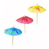 Palito Guarda Sol chuva Enfeite Drink Bebida 96un Decorados