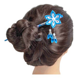 Palito Japonês Para Cabelo Kanzashi Modelo Yuna 