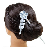 Palito Para Cabelo Coque Japones Decorado Flor New Sakura