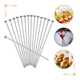 Palito Para Petisco Prata Palito Para Drinks Espeto Petisco