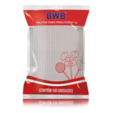 Palito Para Topo De Bolo 14cm Transparente 100u