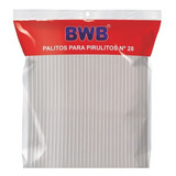 Palito Plastico Transparente Para