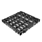 Pallet Plástico Estrado Piso Resistente 50x50 Paletes Preto