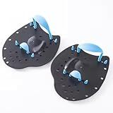 Palmar De Natação Treinamento Auxilio Nado Esporte Aquático Preto Azul M