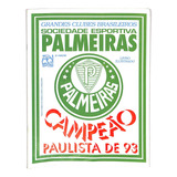 Palmeiras Campeão Paulista De 93 - Livro Ilustrado ( 10 )