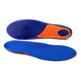 Palmilha De Gel Performance Muvin Produzida Em Gel Termoplástico Palmilha Ortopédica Previne Lesões Com Absorção De Impacto E Amortecimento Tamanho 36 Ao 43 Práticas Esportiva Cor Azul