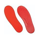 Palmilha Gel Casual Vermelha Tenis E Sapatos Recortável