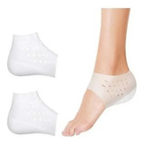 Palmilha Ortopedica Calcanhar Protetor Silicone Gel Flexivel Cor Branco Tamanho Da Palmilha Único
