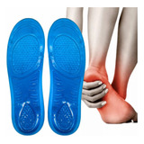 Palmilha Silicone Gel Ortopédica Anti Impacto Confortável Tamanho Da Palmilha 41 44