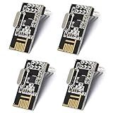 PAMEENCOS 4 Peças NRF24L01 Módulo Transceptor Sem Fio De Antena De 2 4 GHz Para Microcontrolador Arduino