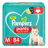 Pampers Pants Ajuste Total Pacote De Fralda Infantil Tamanho M 84 Unidades