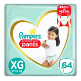 Pampers Premium Care Fraldas Descartáveis Infantil Tamanho Xg 64 Unidades