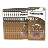 Panasonic 60 Baterias Auditivas Zinc Air Pr 312 10 Cart