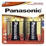 Panasonic Bateria Alcalina Lr20Xab 2B Cinza D  Grande  Cartela C 02 Unidades   Panasonic