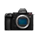 Panasonic Câmera Sem Espelho Lumix S5ii, Quadro Completo De 24,2 Mp Com Af Híbrido De Fase, Nova Tecnologia Active I.s. Technology, Unlimited 4:2:2 10 Bits De Gravação - Dc-s5m2body Preto