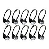 Panasonic Fones De Ouvido Leves RP HT21 Com XBS Pacote Com 10 