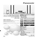 Panasonic Sc-ht40 Sc-ht60 Home Theater System Owners Instruction Manual Reprint [plastic Comb] [jan 01, 1900]