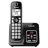 Panasonic Sistema De Telefone Sem Fio Expansível Com Bloco De Chamadas E Máquina De Atendimento - 1 Aparelhos Sem Fio - Kx-tgd630m (preto Metálico)