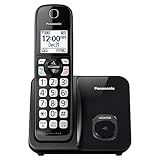 Panasonic Sistema De Telefone Sem Fio Telefone Residencial Expansível Com Bloqueio De Chamadas Identificação De Chamadas Bilíngue E Visor De Alto Contraste 1 Aparelho KX TGD610B Preto 
