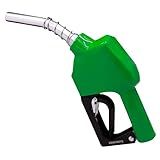 PANCYCW Bocal De Combustível Automático NPT Verde De 1 9 Cm Bocal De Bomba De Gás Taxa De Fluxo Máxima De 16 GPM Com Clipe Aberto De 3 Entalhes Bico De 3 Polegadas Usado Para óleo De Gasolina Biodiesel De Querosene