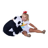 Panda De Pelúcia Urso 50cm Grande Bebe Almofada Antialérgico