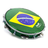 Pandeiro 10 Injetado Pele Brasil