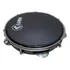 Pandeiro 12 Abs Preto Ferragem Cromada Pele Preta Luen
