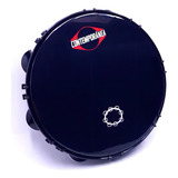 Pandeiro 12 Contemporânea Black Café Case Acolchoado Cor Preto