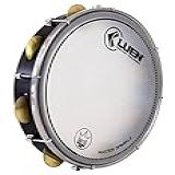 Pandeiro 12 Imbuia Preto Serie Guetto Plat Lat Afin Sples Ferragem Cromada Pele Master Sparkle
