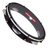 Pandeiro Contemporânea Madeira 11 Bk Light Nylon 83lbk