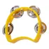 Pandeiro Infantil Meia Lua Pandeirola Profissional Colorido Cor Amarelo