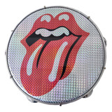 Pandeiro Profissional 10 Pele Holografica Rollings Stones