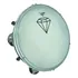 Pandeiro Profissional 10 Pele Leitosa Diamante Corpo Abs Cor Branco