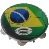 Pandeiro Samba 10 Polegadas Pele Do Brasil O Profissional
