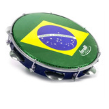 Pandeiro Torelli Injetado 10 Polegadas Pele Brasil Tp 350