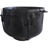 Panela Assentamento Vários Exus Com Tridente Ferro 35 Cm
